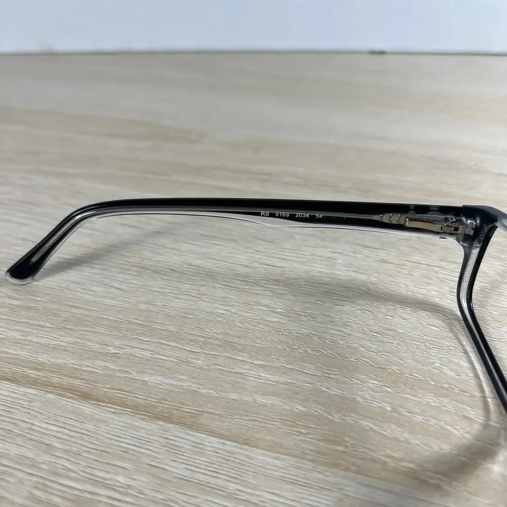 Ray-Ban RB5169 2034 Eyeglasses Black Clear Full Frames Only 54-16-140